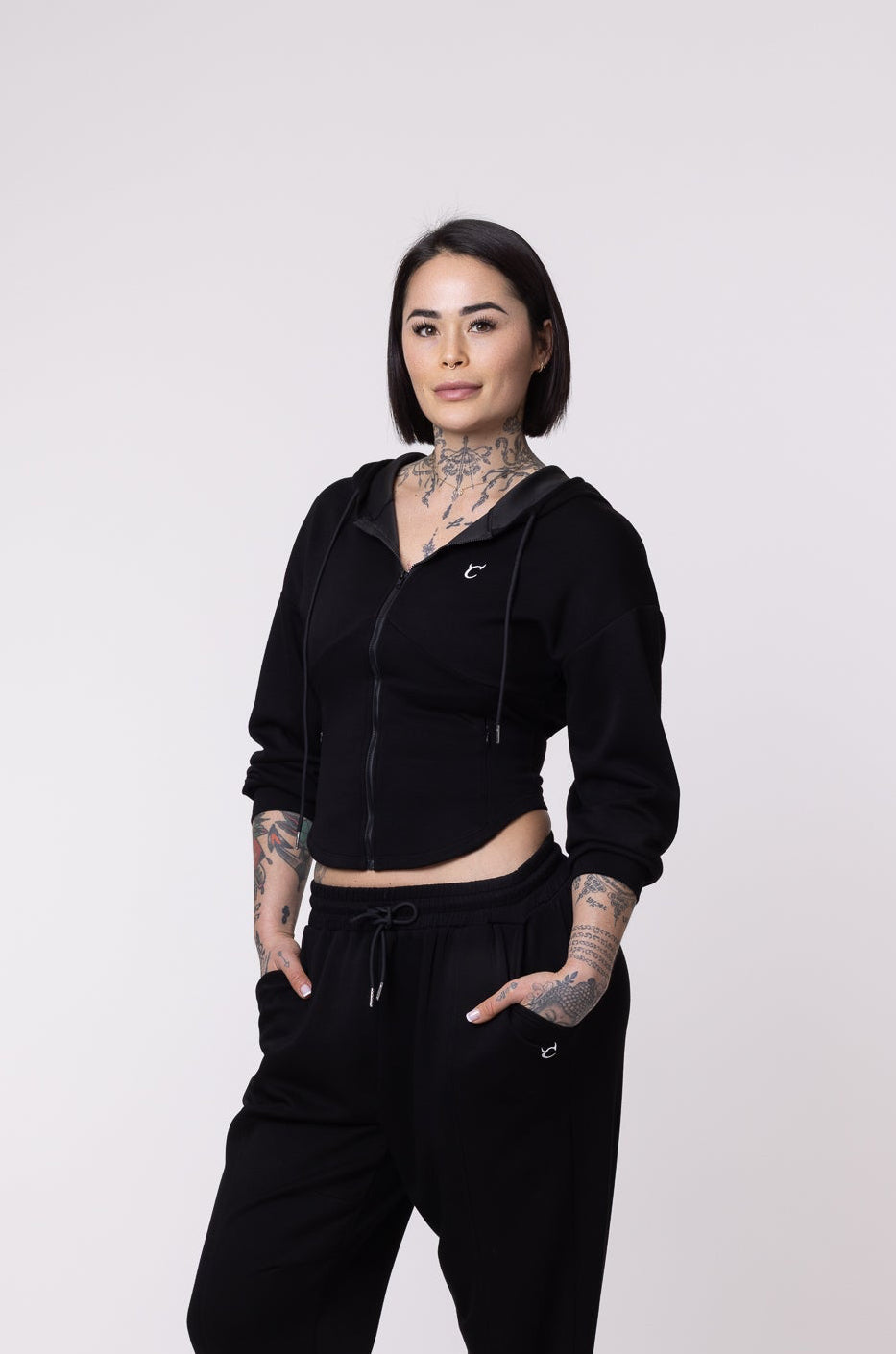 VICE CROP JACKET BLACK
