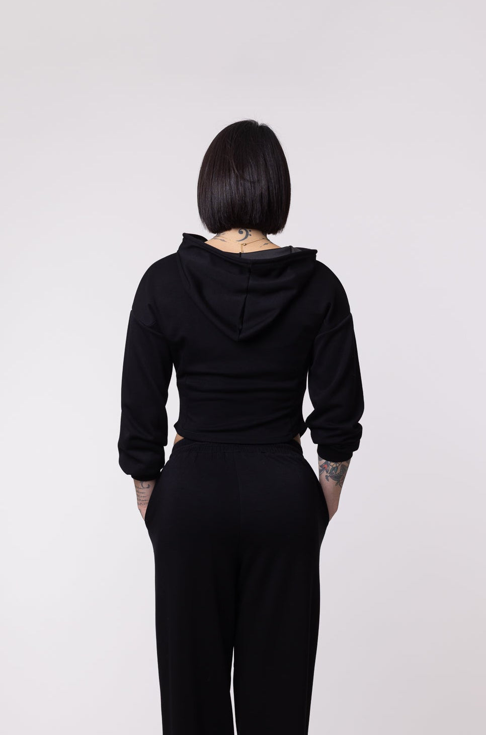 VICE CROP JACKET BLACK