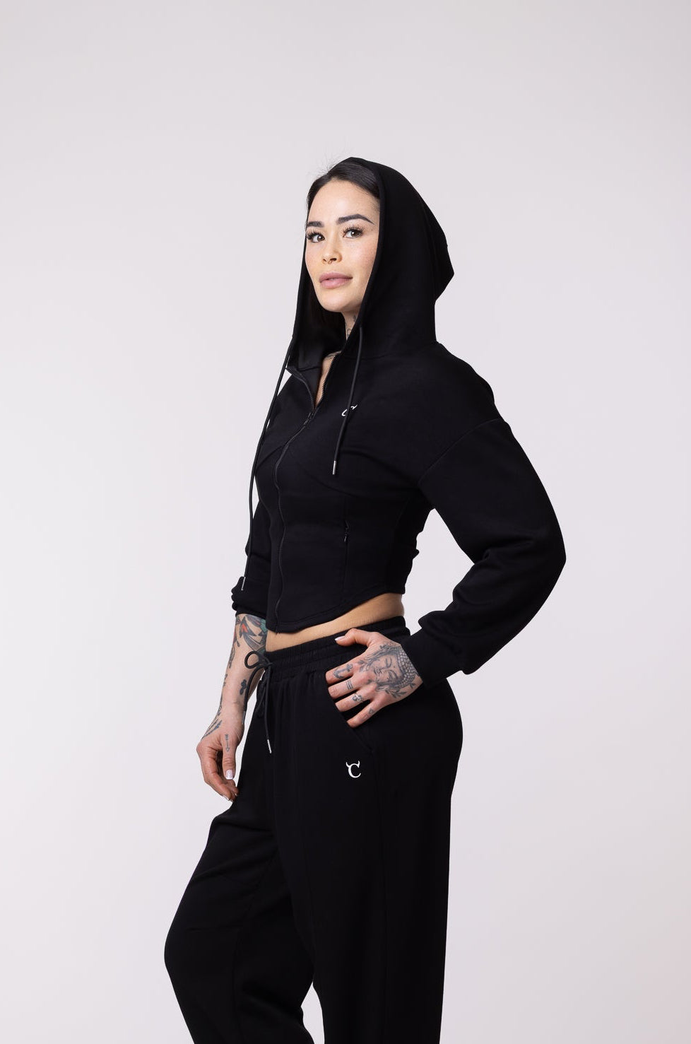 VICE CROP JACKET BLACK