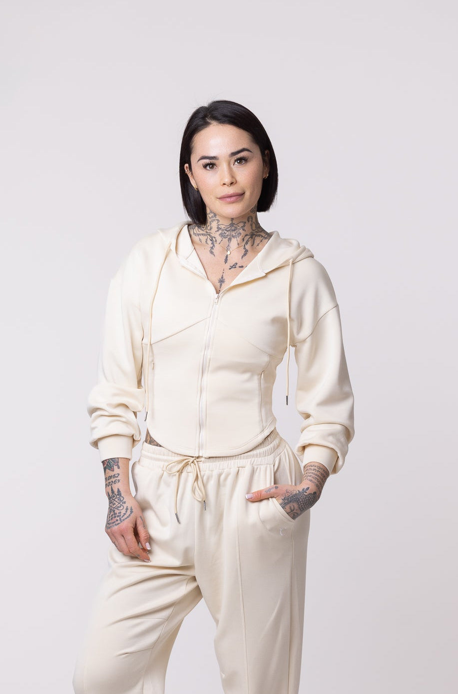 VICE CROP JACKET SAND