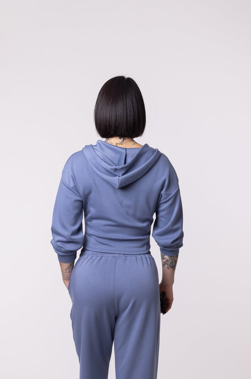 VICE CROP JACKET BLUE