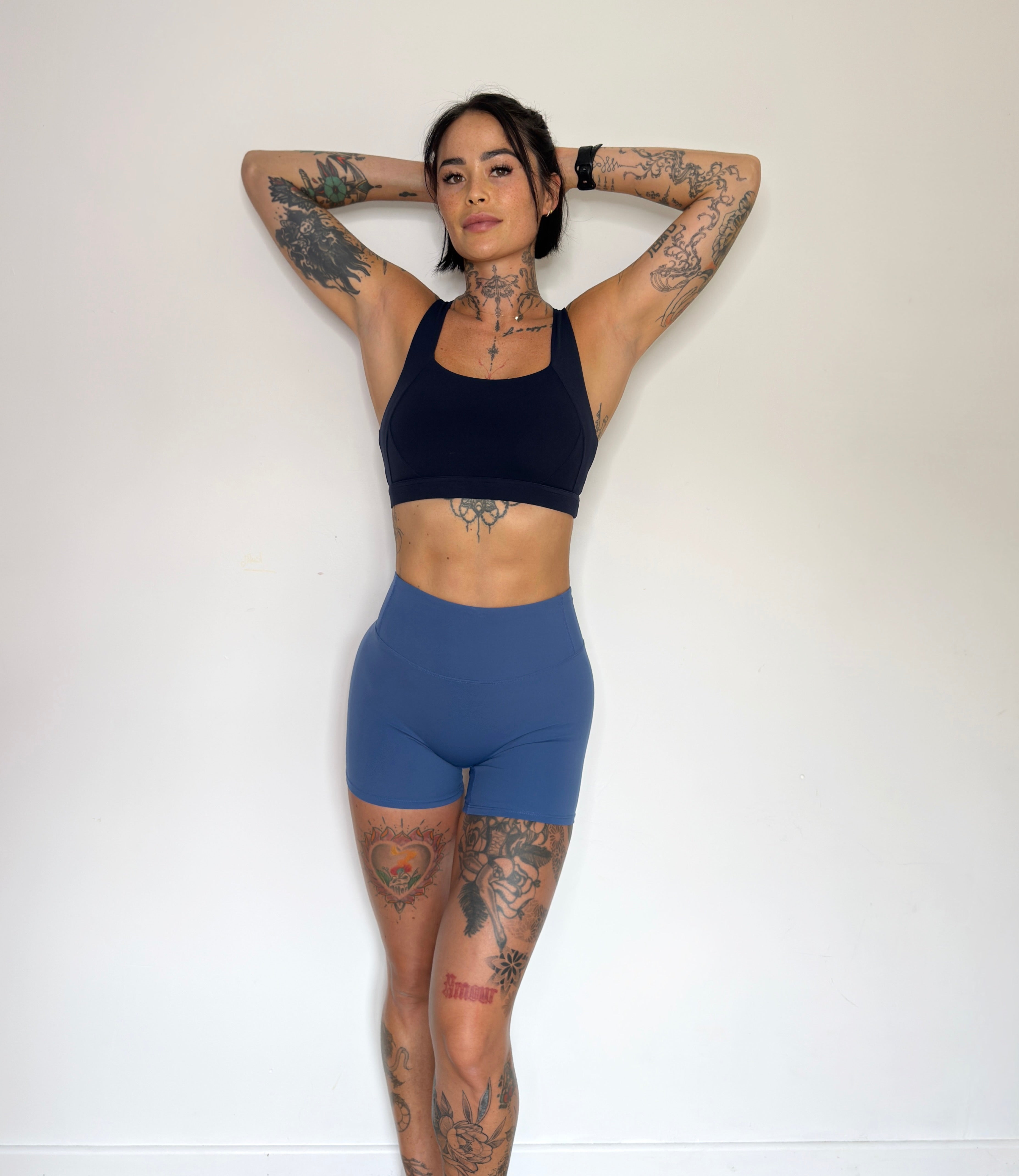 SHORT BOOTY SCULPT BLUE