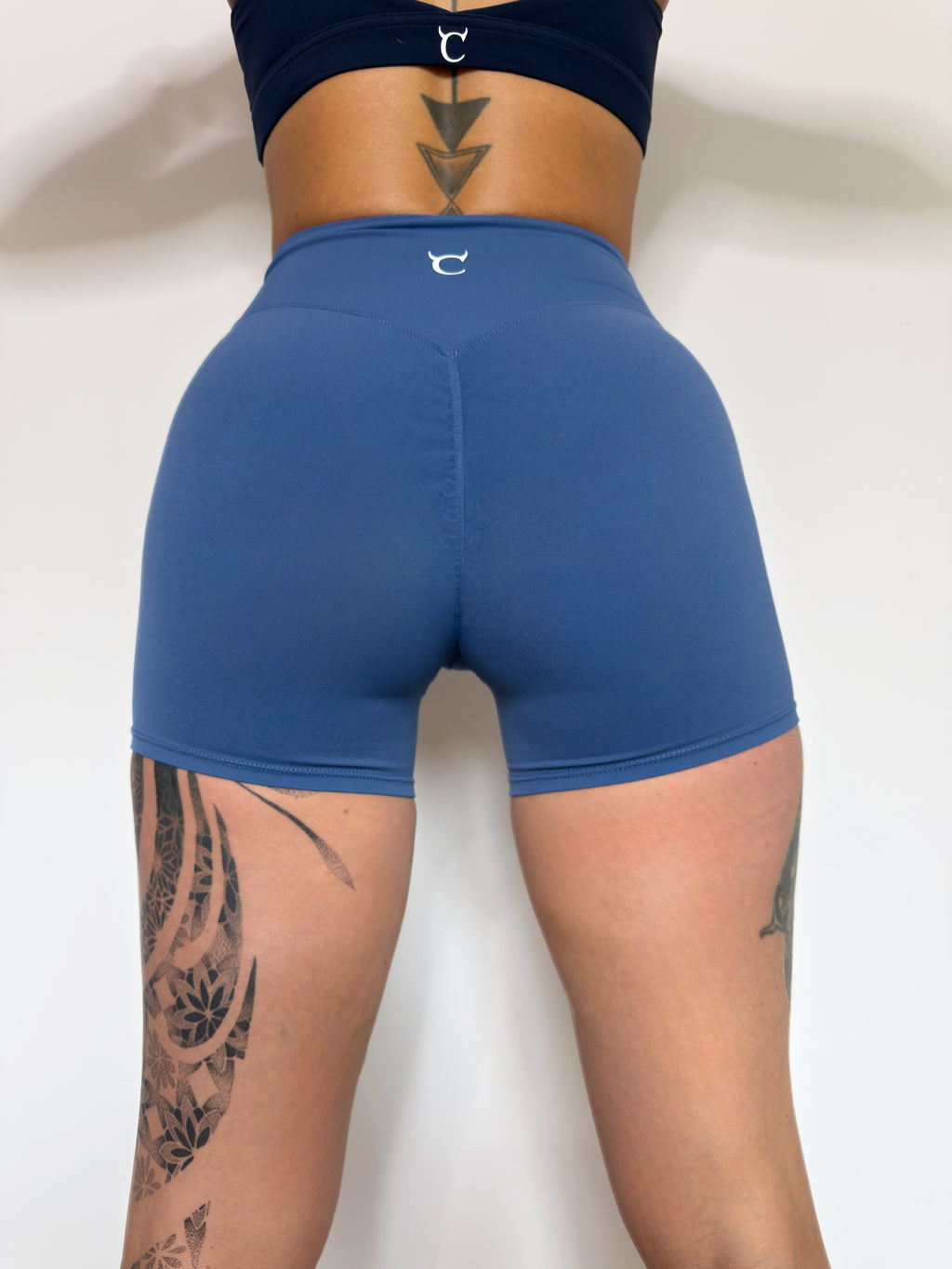 SHORT BOOTY SCULPT BLUE