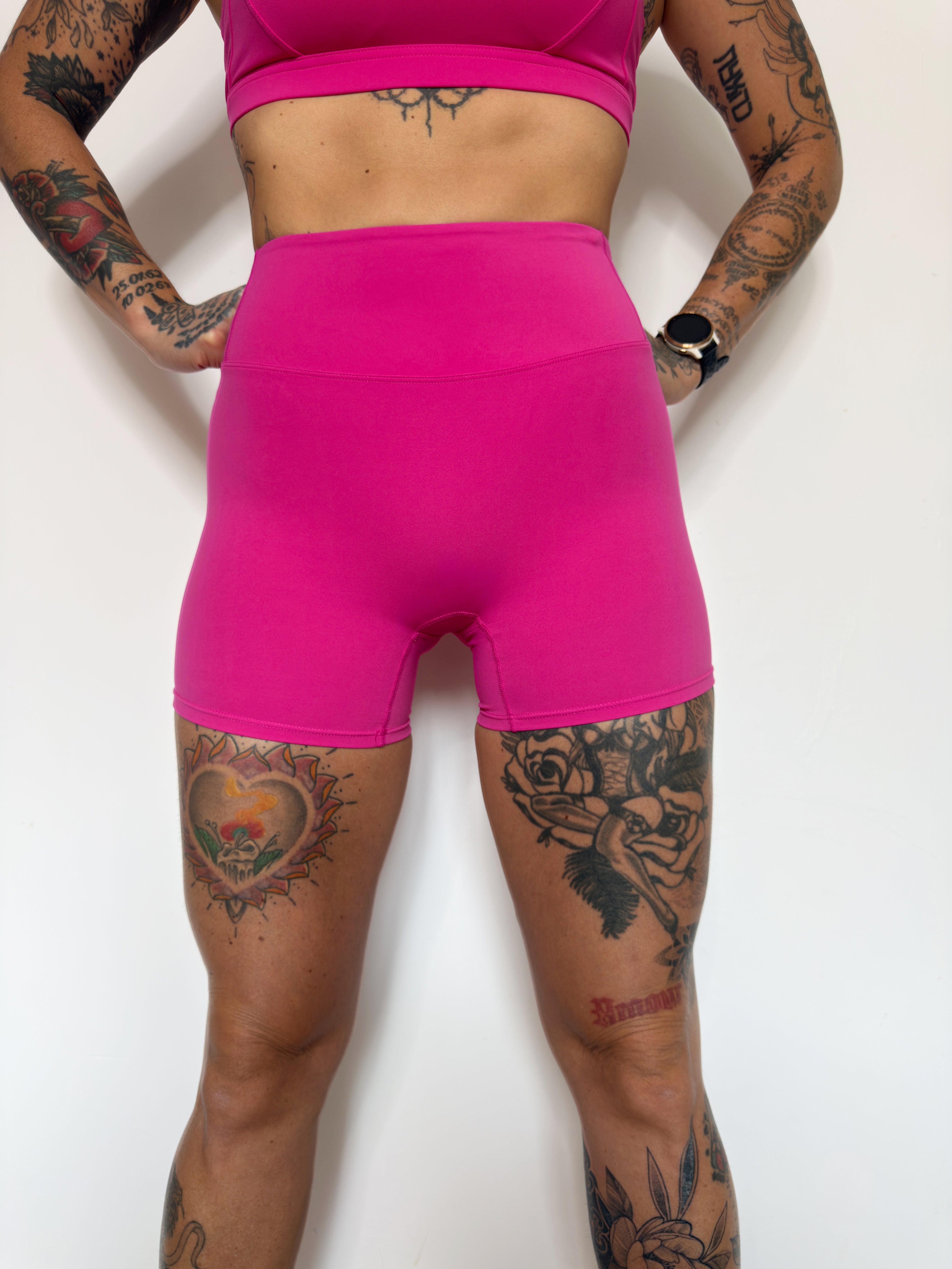 SHORT BOOTY SCULPT PINK