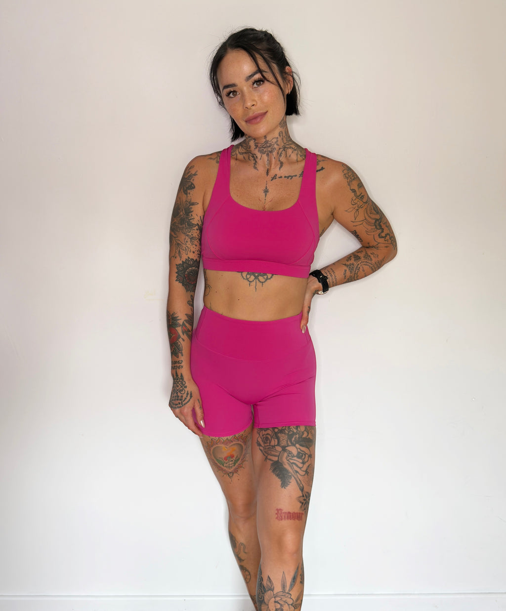SHORT BOOTY SCULPT PINK