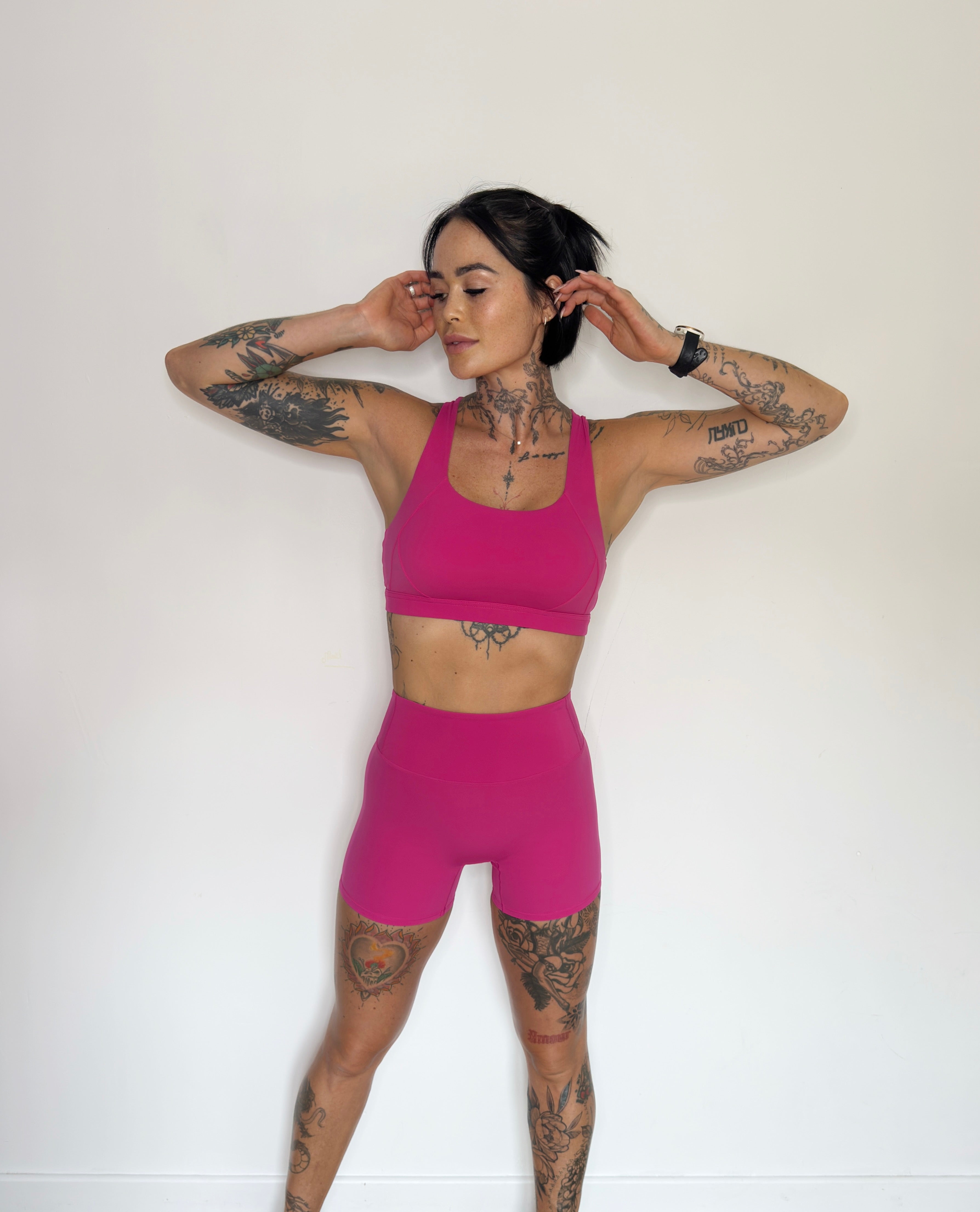 SHORT BOOTY SCULPT PINK
