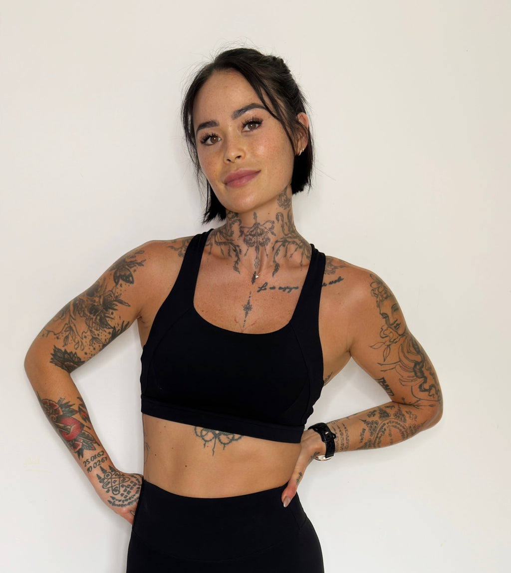 SCULPT BRA BLACK