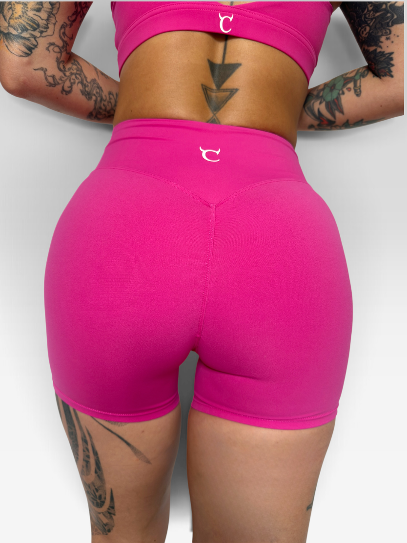 SHORT BOOTY SCULPT PINK